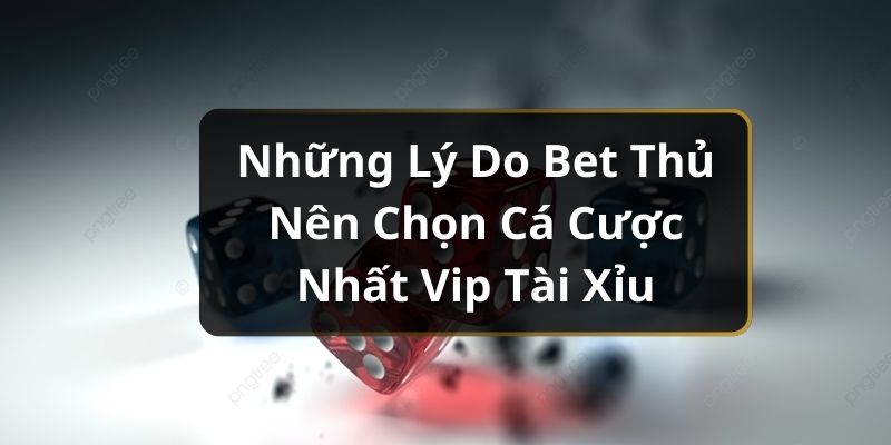 Nhất Vip Tài Xỉu -Những Lý Do Nên Lựa Chọn Cá Cược Tại Đây