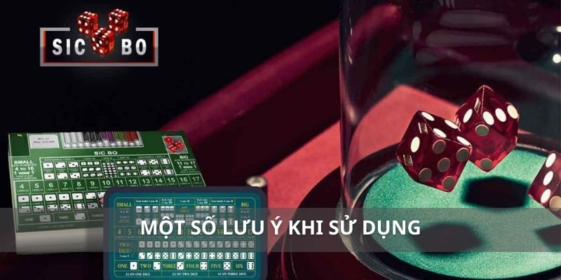 Một số lưu ý khi sử dụng