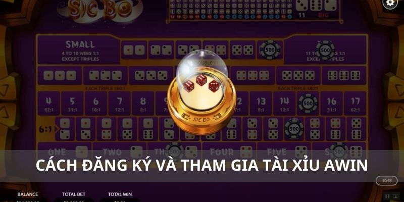 Cách đăng ký và tham gia tài xỉu Awin