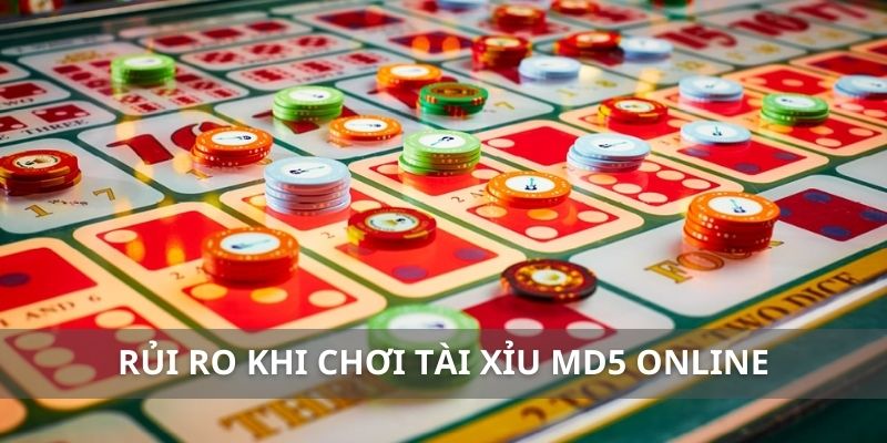 Rủi ro khi chơi tài xỉu MD5 online