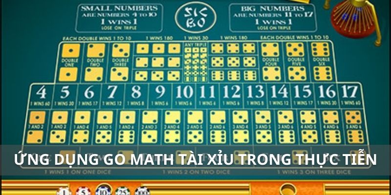 Ứng dụng go math tài xỉu trong thực tiễn